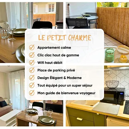 Petit Charme - Balcon - Parking - Fibre Apartment *